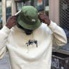 스투시 Stussy 아메리칸 클랙식 작은 로고 자수 후드티셔츠