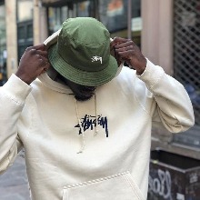 스투시 Stussy 아메리칸 클랙식 작은 로고 자수 후드티셔츠