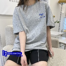 ADER ERROR  x 메종키츠네 폭스 가슴로고 반팔 티셔츠