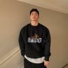 ADER ERROR  베어 포인트 프린팅 크루넥 맨투맨