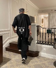 BALENCIAGA 23FW 파리콜렉션 더블링 반팔티셔츠