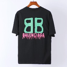 BALENCIAGA 발렌시아가 더블B 가슴로고 반팔티셔츠