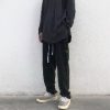 STONE ISLAND 스톤아일랜드 워싱 스트링 하이웨이스트 팬츠