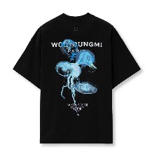 우영미 WYM 24SS 발광 해파리 프린팅 반팔티셔츠