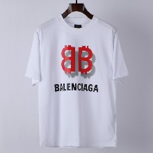 BALENCIAGA 발렌시아가 더블B 전면로고 반팔티셔츠