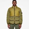 STONE ISLAND 21FW 모디파이드 파나마 나일론 믹스 패브릭 다운자켓