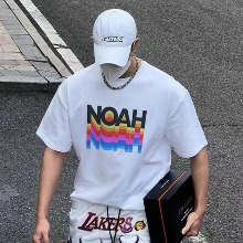 NOAH 뉴클레오티드 그라데이션 로고  반팔 티셔츠
