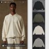 FOG FEAR OF GOD  신상 작은 가슴로고 폴로 티셔츠