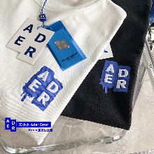 ADER ERROR  2023 신상 서울 한정 자수로고 반팔 티셔츠