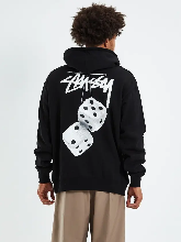Stussy  스투시 주사위 백프린팅 후드티셔츠 남녀공용