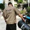 WTAPS  VISUAL UPARMORED 백로고 루즈 반팔 티셔츠