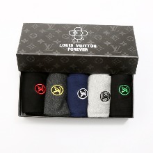 LOUIS VUITTON 루이비똥 남성양말 5종 세트