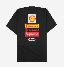 SUPREME 슈프림 X 두카티 로고 반팔티셔츠