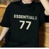 피오갓 에센셜 essential 77로고 반팔티셔츠