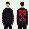 OFFWHITE  그라데이션 앙고라 니트 스웨터