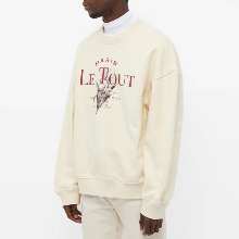 우영미 LE TOUT PARIS 플라워 전면로고 맨투맨