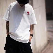 BEAMS JAPAN 빔스 재팬 24SS 백로고 프린팅 반팔티셔츠