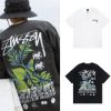 STUSSY 스투시 야자수 로고 반팔티셔츠