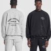 REPRESENT 컬러 스플래쉬 잉크 프린팅 크루넥 스웨트셔츠