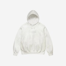 Supreme x MM6 Maison Margiela Foil Box Logo Hooded Sweatshirt White - 24SS