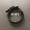 더블탭스 WTAPS 우븐 버클 가죽 팔찌