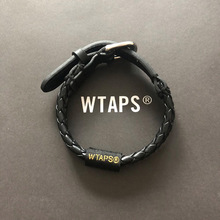 더블탭스 WTAPS 우븐 버클 가죽 팔찌