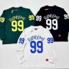 슈프림 99 롱슬리브 풋볼 탑 스톤 - 24SS