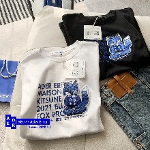 ADER ERROR  x 메종키츠네 폭스 프로모션 반팔 티셔츠