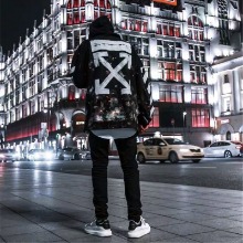 OFFWHITE  오프화이트 화살로고 스타라이트 잉크 후드티셔츠