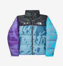 노스페이스 x KAWS 눕시 패딩자켓