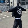 STUSSY 스투시 SS링크 바시티 자켓