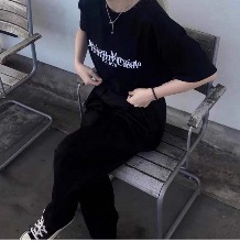 메종마르지엘라 23SS 더블 자수로고  반팔 티셔츠