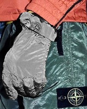 STONE ISLAND 스톤아일랜드 22FW 울 나일론 메탈 글러브
