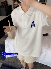 ADER ERROR   A시그니처 로고 폴로 반팔 티셔츠