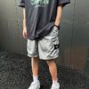STONE ISLAND 스톤아일랜드 메탈릭 나일론 팬츠