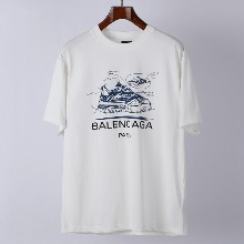 BALENCIAGA 발렌시아가 스니커즈 로고 반팔티셔츠
