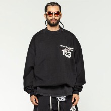 RRR123 HOLYCLUB 라운디드 루즈핏 맨투맨