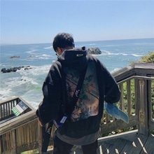 FOG ESSENTIALS 꽃무늬 백로고 후드 티셔츠