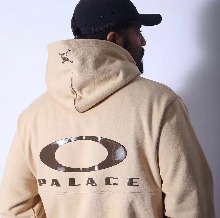 Palace X Oakley   블랙 후드티셔츠
