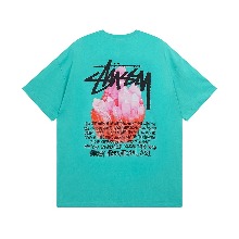 STUSSY 스투시 리플렉션 로고 반팔티셔츠
