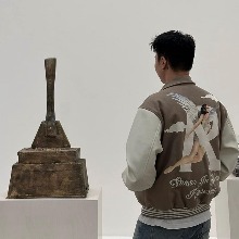 REPRESENT 리프리젠트 엔젤 클라우드 빈티지  바시티 자켓