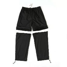스투시 STUSSY 블랙 탈착식 투웨이 쿨 메쉬 캐주얼 스웨트 팬츠