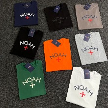 NOAH NYC CORE  오리지널 크로스 로고  반팔 티셔츠
