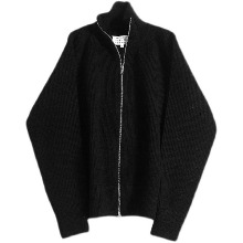 메종마르지엘라 하이넥 울 코트 19AW 니트