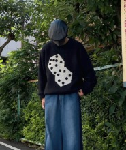 stussy 스투시 주사위 니트스웨터