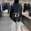 BALENCIAGA 23FW 파리콜렉션 더블링 롱 후드티셔츠