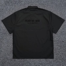 피오갓 FOG 오리지널 7에디션  백flocking 로고 셔츠