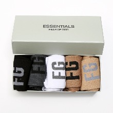 FOG ESSENTIAL 피어오브갓 에센셜 23FW 남성양말 5종 세트