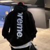 SUPREME 슈프림 22FW 사틴 아플리케 후드 스웨트셔츠