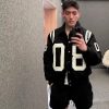 STUSSY 스투시 80 로고 울 바시티 자켓